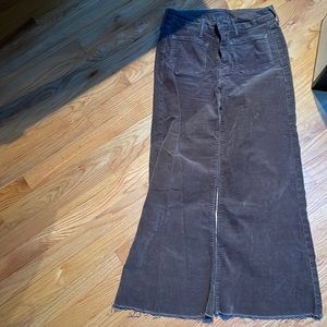 Brown corduroy Mother Denim